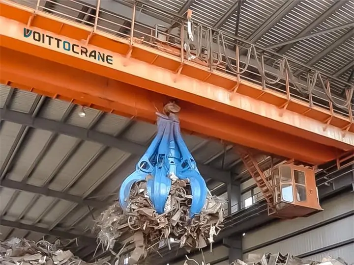 Grab Overhead Crane Load Testing