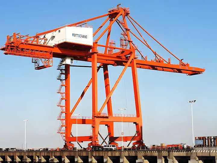 sts ship to shore container crane