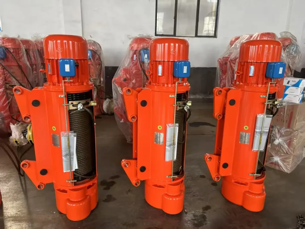 5 Ton Wire Rope Electric Hoist Exported to Ecuador Manufacturing Plant
