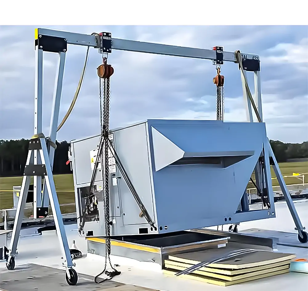 Grue portique portable en aluminium