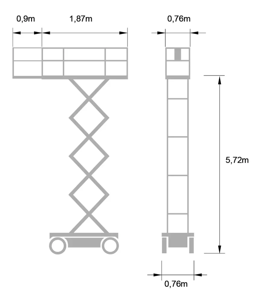 Customized-Scissor-Lift-With-Extension-Platform