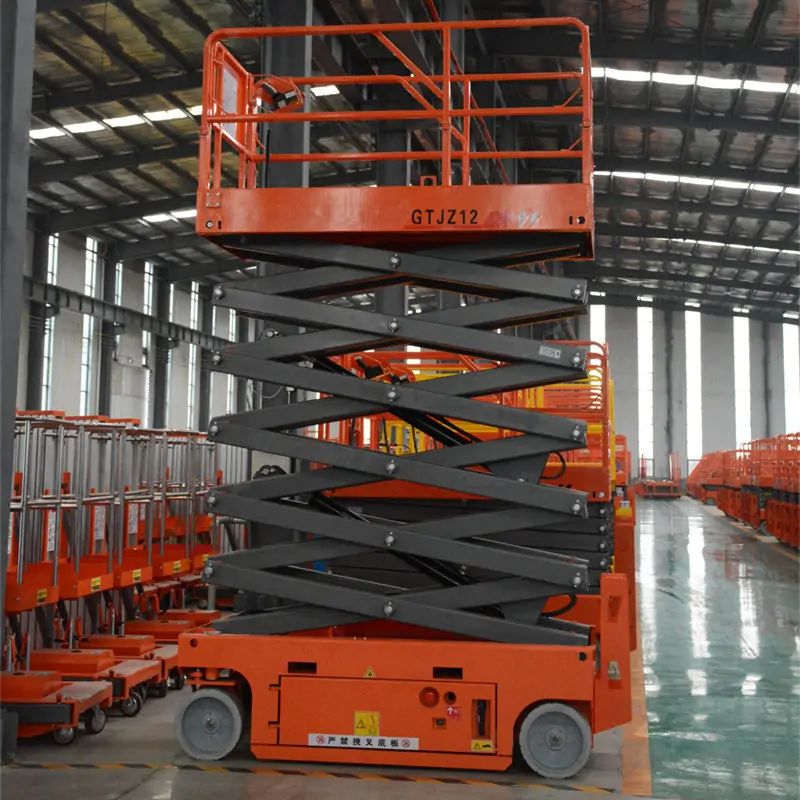 Plateforme élévatrice à ciseaux pour la maintenance d'usine et d'installation