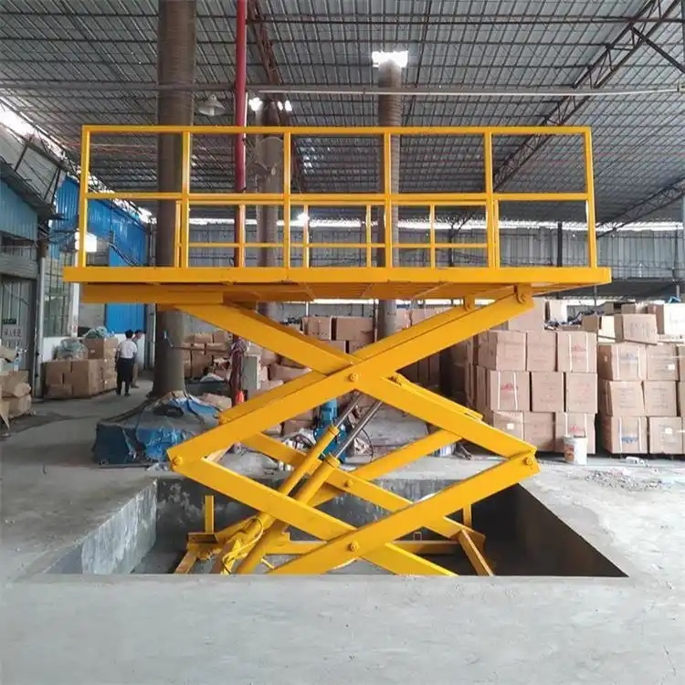 Mesa Elevatória Hidráulica de Tesoura para Manuseamento de Materiais