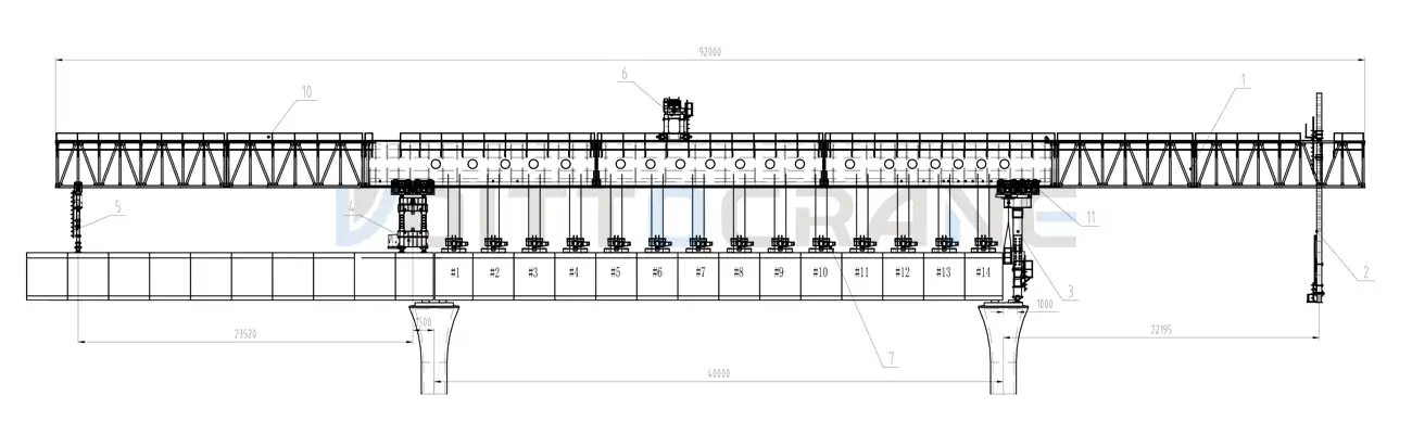 bridge girder launcher