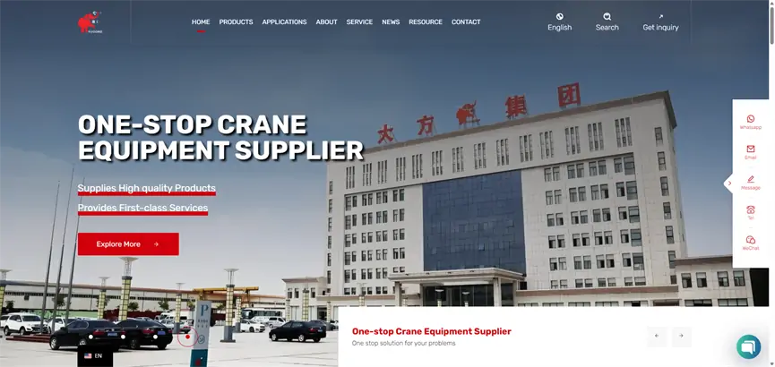 overhead crane manufacturer