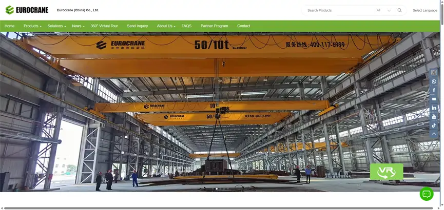 overhead crane manufacturers