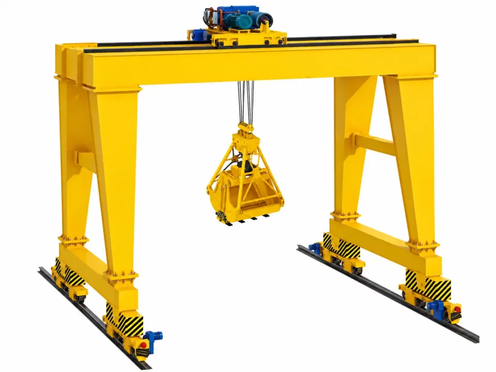 MZ Type Double-beam Grab Gantry Crane